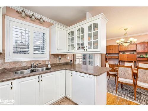 38 Mckean Boulevard, Nottawa, ON - Indoor Photo Showing Kitchen With Double Sink