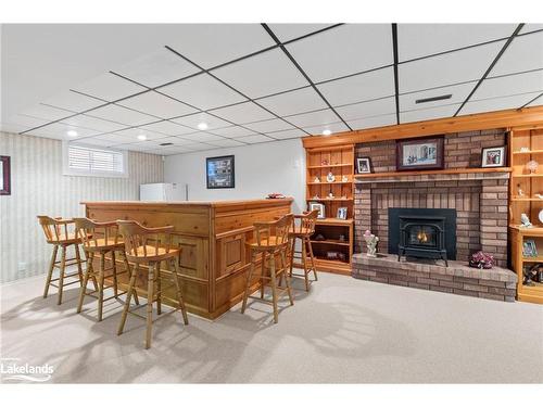 969 Dominion Avenue, Midland, ON - Indoor With Fireplace