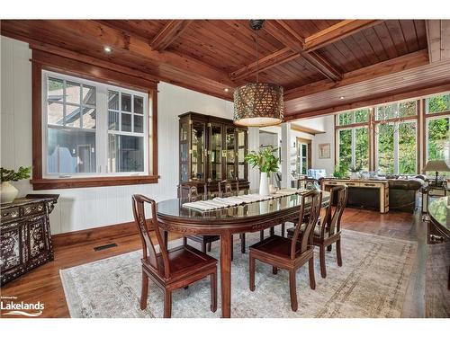 1074 Tally Ho Winter Park Road, Lake Of Bays, ON - Indoor Photo Showing Dining Room