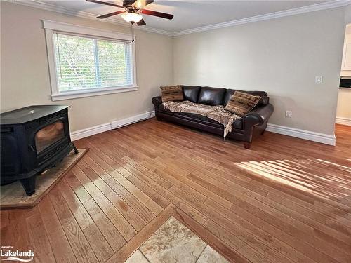 77 Isabella Street, Parry Sound, ON - Indoor Photo Showing Living Room With Fireplace