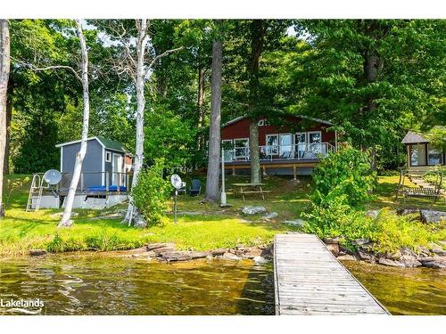 1658 Peninsula Point Road, Severn Twp, ON - Outdoor With Body Of Water With Deck Patio Veranda