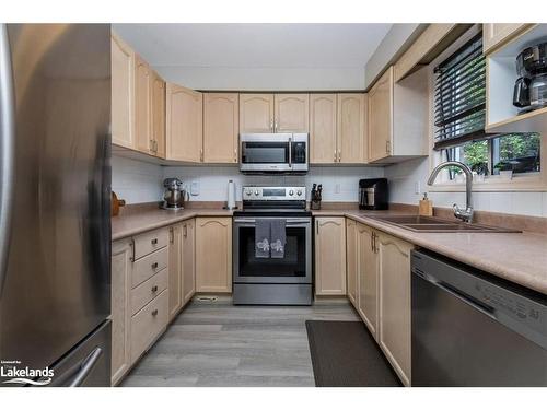 215 Margaret Street, Midland, ON - Indoor Photo Showing Kitchen With Double Sink