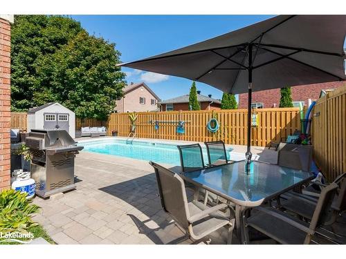 215 Margaret Street, Midland, ON - Outdoor With In Ground Pool With Deck Patio Veranda With Exterior