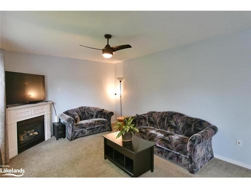 22 Silversands Crescent, Wasaga Beach, ON - Indoor Photo Showing Living Room With Fireplace