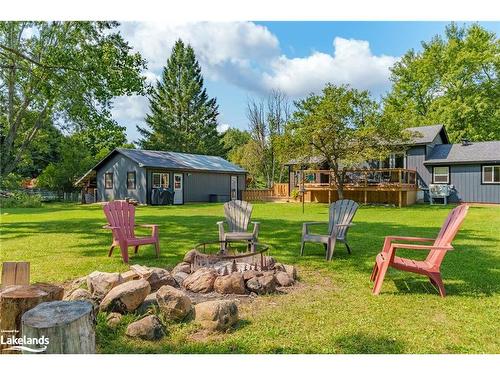 1190 Winhara Road, Gravenhurst, ON - Outdoor With Deck Patio Veranda With Backyard