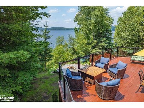 4467 & 4475 Kawagama Lake Road, Dorset, ON - Outdoor With Body Of Water With Deck Patio Veranda