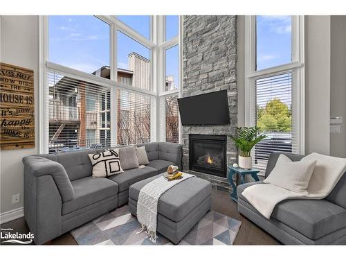 44 Carrick Trail, Gravenhurst, ON - Indoor Photo Showing Living Room With Fireplace