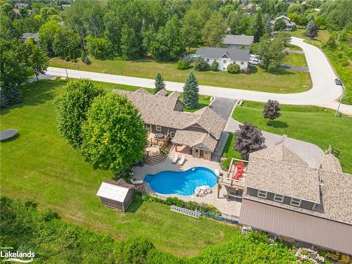 47 Blackburn Avenue, Nottawa, ON - Outdoor With In Ground Pool With View