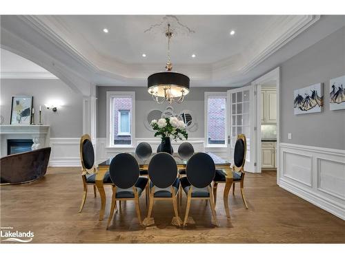 75 John Street, Markham, ON - Indoor Photo Showing Dining Room With Fireplace