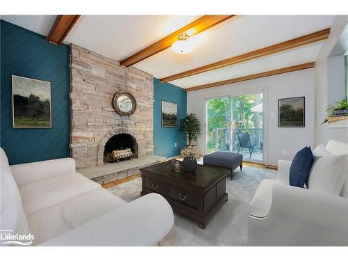 12 Jolyn Court, Markham, ON - Indoor Photo Showing Living Room With Fireplace