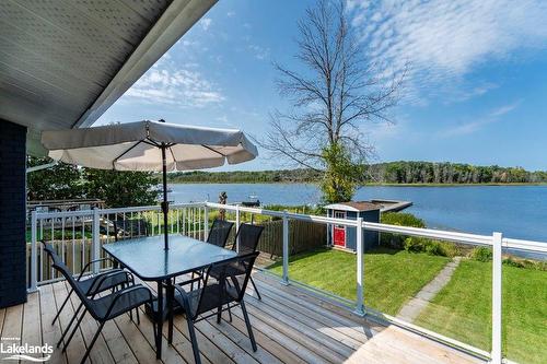 142 Mitchells Beach Road, Tay, ON - Outdoor With Body Of Water With Deck Patio Veranda With View