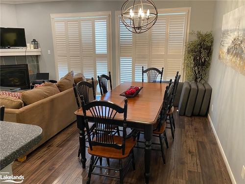 638 Johnston Park Avenue, Collingwood, ON - Indoor Photo Showing Dining Room With Fireplace