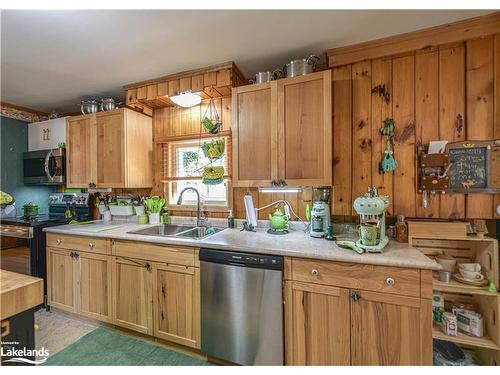 35 Adair Street, Orillia, ON - Indoor Photo Showing Kitchen With Double Sink