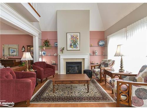 50-5 Invermara Court, Orillia, ON - Indoor Photo Showing Living Room With Fireplace