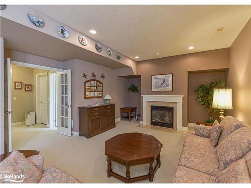 50-5 Invermara Court, Orillia, ON - Indoor Photo Showing Living Room With Fireplace