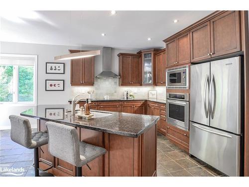 24 Westwind Court, Gravenhurst, ON - Indoor Photo Showing Kitchen With Double Sink