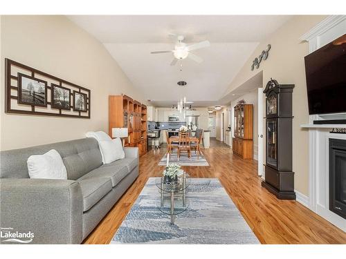 15 Chestnut Lane, Wasaga Beach, ON - Indoor Photo Showing Living Room With Fireplace