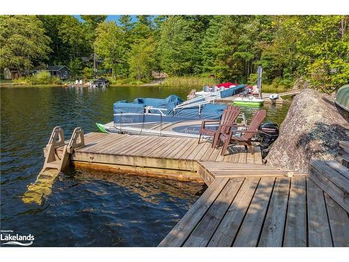 1118 Tomingas Road, Gravenhurst, ON - Outdoor With Body Of Water With Deck Patio Veranda