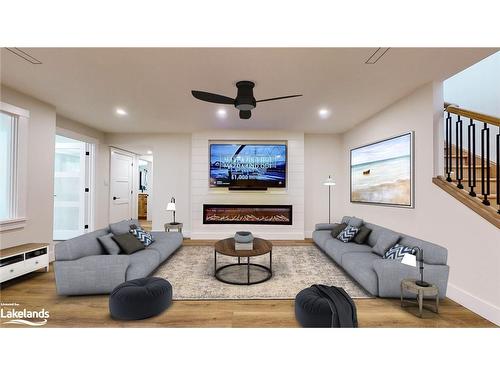 306 Balmy Beach Road, Georgian Bluffs, ON - Indoor Photo Showing Living Room