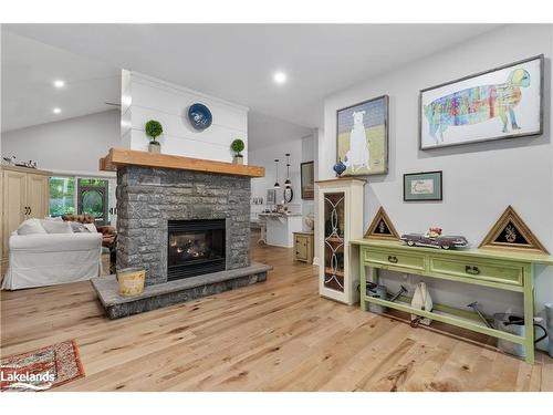 170 Springfield Road, Huntsville, ON - Indoor Photo Showing Living Room With Fireplace