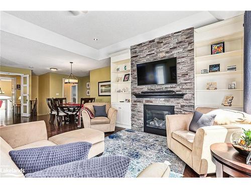 44 Starboard Circle, Wasaga Beach, ON - Indoor Photo Showing Living Room With Fireplace