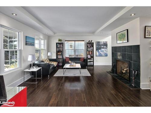 183 Alta Road, The Blue Mountains, ON - Indoor Photo Showing Living Room With Fireplace