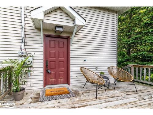 36 West Elliott Street, Huntsville, ON - Outdoor With Deck Patio Veranda With Exterior