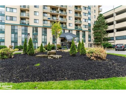 608-75 Ellen Street, Barrie, ON - Outdoor With Balcony With Facade