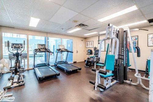 608-75 Ellen Street, Barrie, ON - Indoor Photo Showing Gym Room