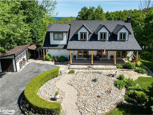 167 39Th Sideroad, The Blue Mountains, ON - Outdoor With Deck Patio Veranda With Facade