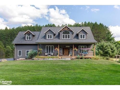 427 Skyhills Road, Huntsville, ON - Outdoor With Deck Patio Veranda With Facade