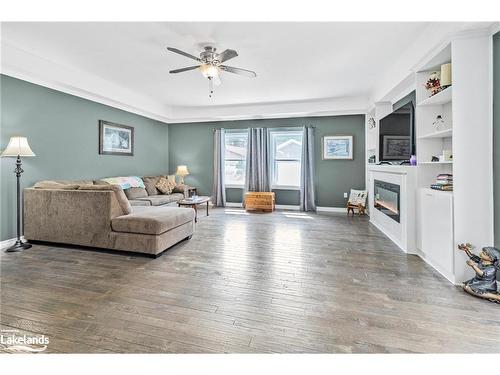 225 Christopher Street, Stayner, ON - Indoor Photo Showing Living Room With Fireplace