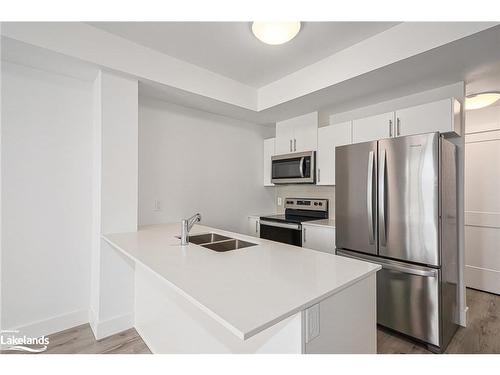 202-4 Kimberly Lane, Collingwood, ON - Indoor Photo Showing Kitchen With Double Sink