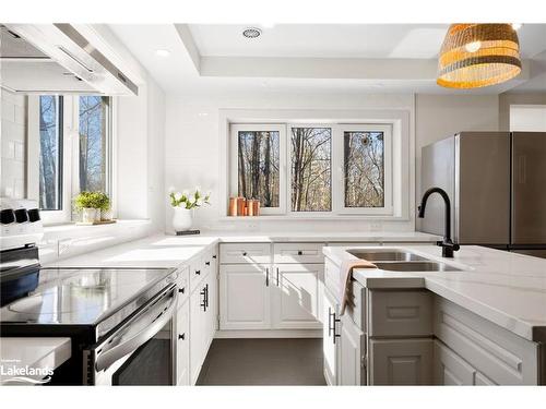 68 Pinewood Road, Mcdougall, ON - Indoor Photo Showing Kitchen With Double Sink