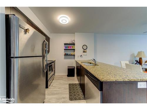 207-2 Brandy Lane Drive, Collingwood, ON - Indoor Photo Showing Kitchen With Double Sink