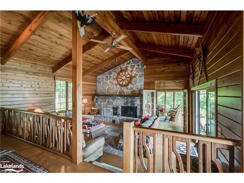 3-1344 Peninsula Rd, Port Carling, ON - Indoor Photo Showing Other Room With Fireplace