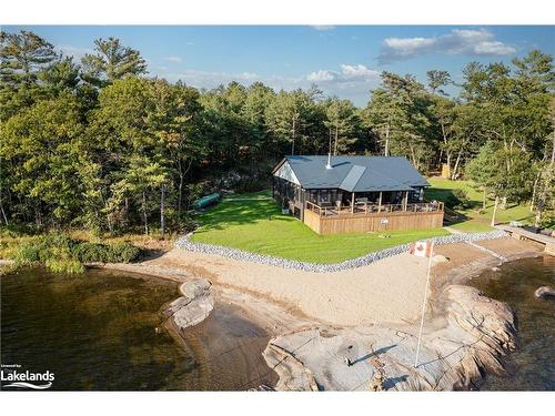 32 A11 Island, Pointe Au Baril, ON - Outdoor With Body Of Water With Deck Patio Veranda