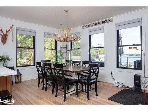 32 A11 Island, Pointe Au Baril, ON - Indoor Photo Showing Dining Room