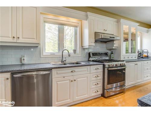 91 Mary Jane Road, Tiny, ON - Indoor Photo Showing Kitchen With Stainless Steel Kitchen With Double Sink