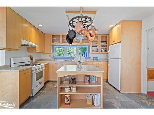 1 & 5 Barrie Street, Sundridge, ON - Indoor Photo Showing Kitchen With Double Sink