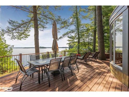 1335 Narrows Road N, Gravenhurst, ON - Outdoor With Body Of Water With Deck Patio Veranda With View