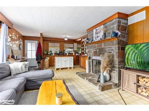 165 James Camp Road, Burk'S Falls, ON - Indoor Photo Showing Living Room With Fireplace