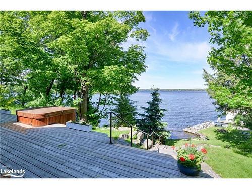 8-1113 Bradley Rd, Muskoka Lakes, ON - Outdoor With Body Of Water With Deck Patio Veranda