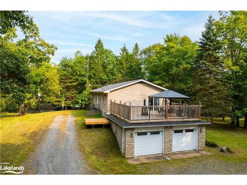 1075 Elder Road, Dwight, ON - Outdoor With Deck Patio Veranda