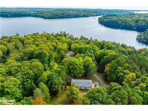 1075 Elder Road, Dwight, ON - Outdoor With Body Of Water With View