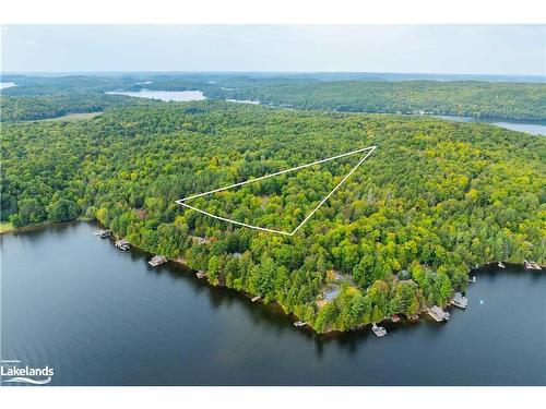 1075 Elder Road, Dwight, ON - Outdoor With Body Of Water With View