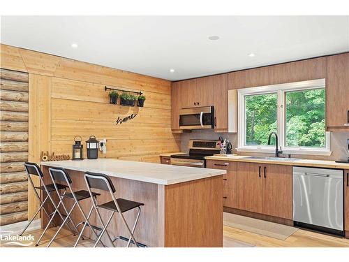 1075 Elder Road, Dwight, ON - Indoor Photo Showing Kitchen