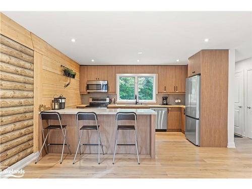 1075 Elder Road, Dwight, ON - Indoor Photo Showing Kitchen