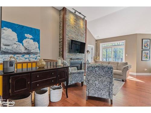 90 Windermere Circle, Tay, ON - Indoor Photo Showing Living Room With Fireplace