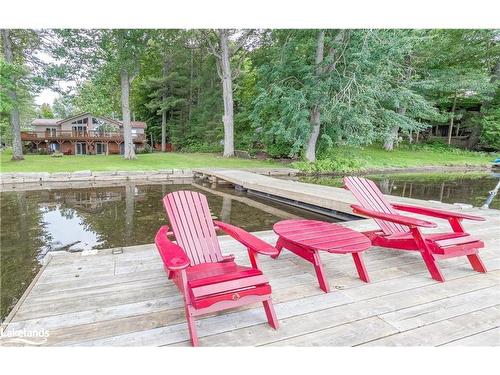 1832 Kilworthy Road, Gravenhurst, ON - Outdoor With Body Of Water With Deck Patio Veranda